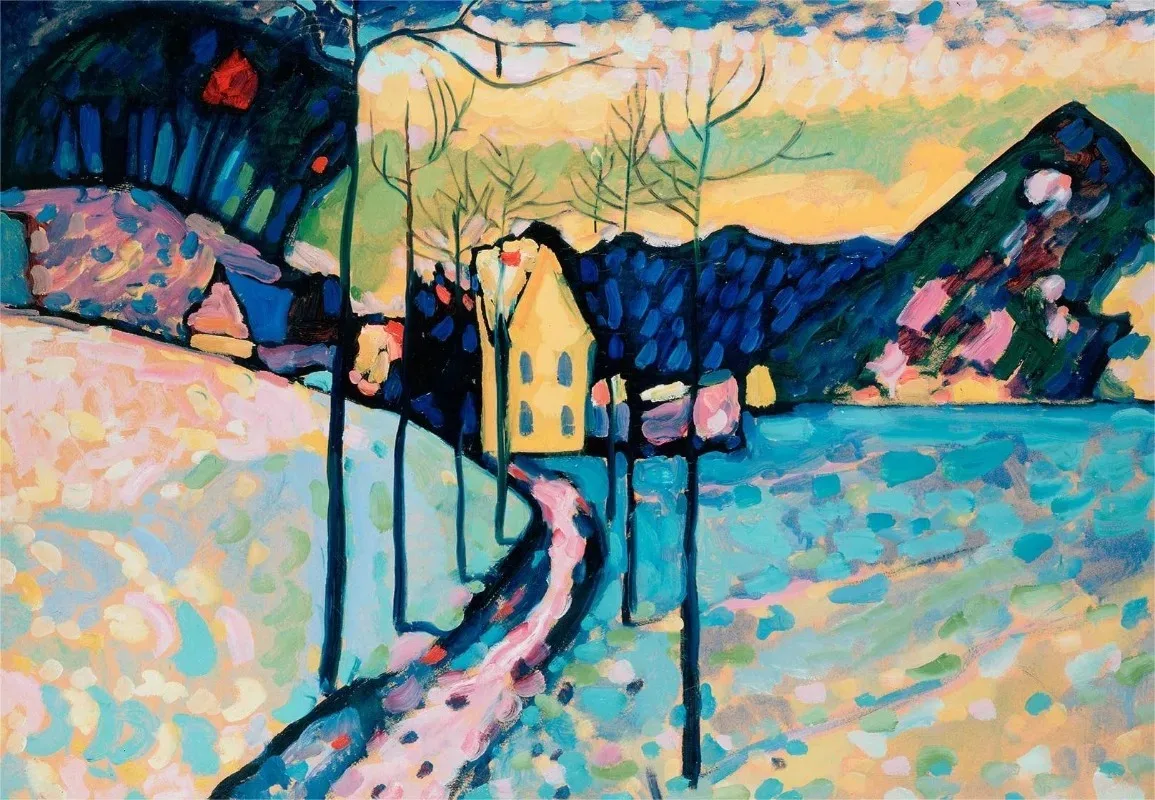 Kandinsky - plakat abstrakcji geometrycznej Wzór 1