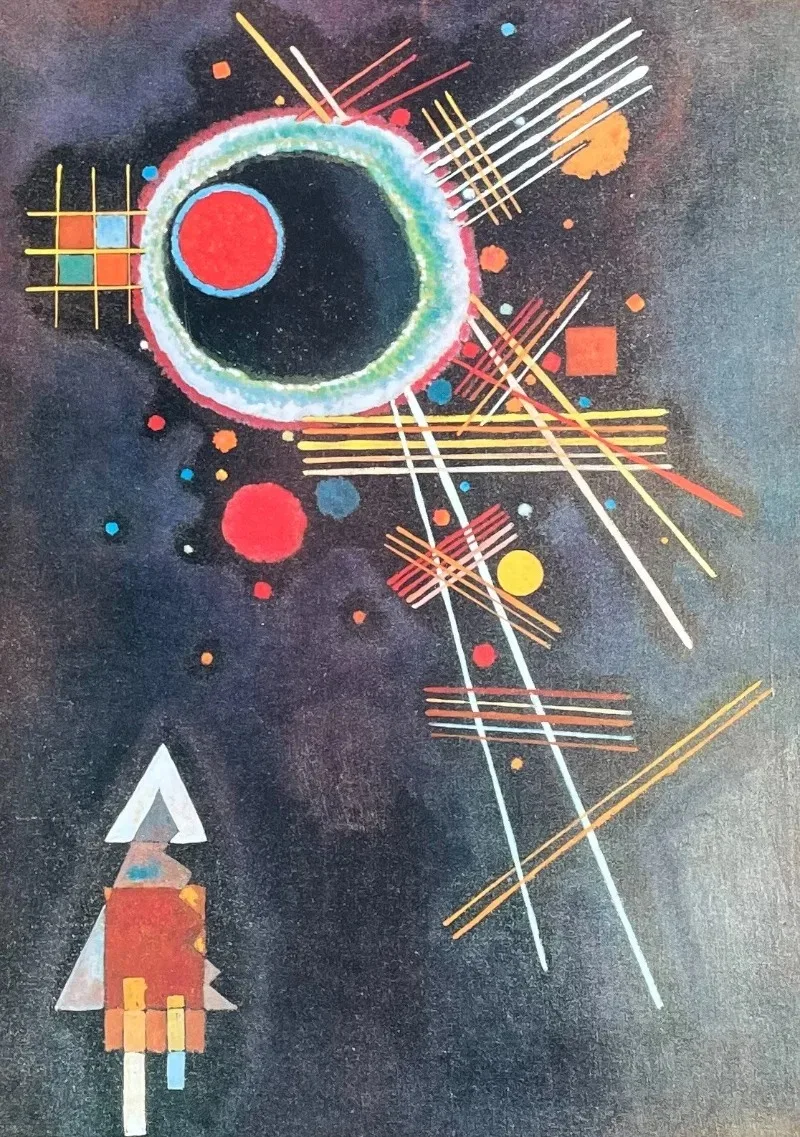 Kandinsky – plakat abstrakcji geometrycznej Wzór 12