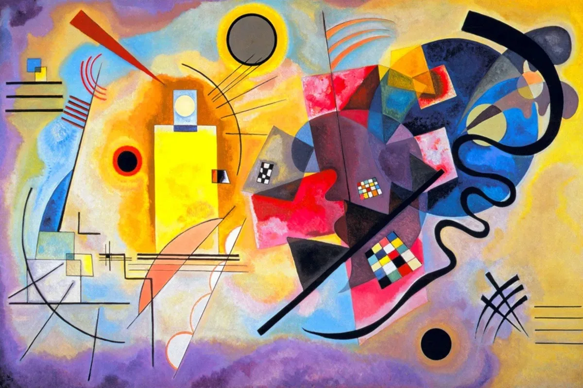 Kandinsky - plakat abstrakcji geometrycznej Wzór 2