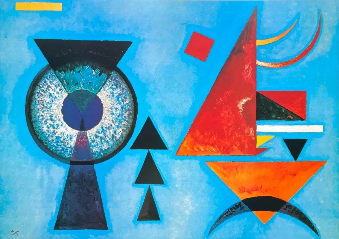 Kandinsky - plakat abstrakcji geometrycznej Wzór 4