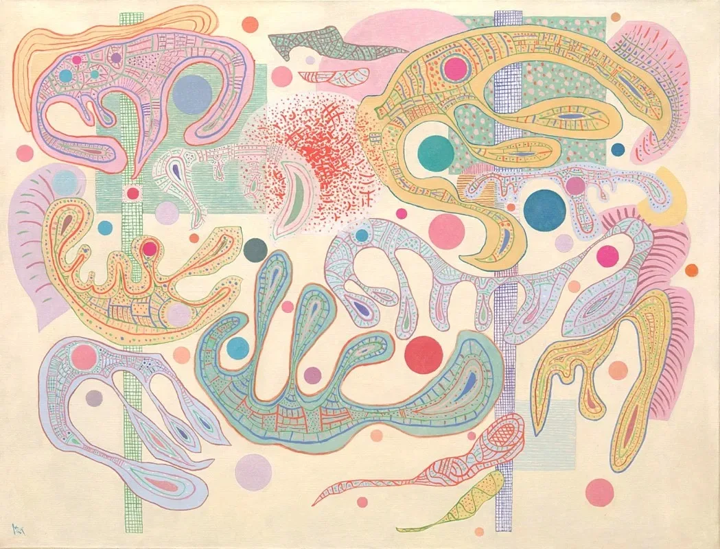 Kandinsky - plakat abstrakcji geometrycznej Wzór 5
