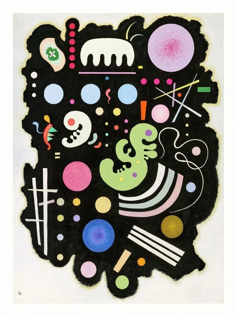 Kandinsky - plakat abstrakcji geometrycznej Wzór 6
