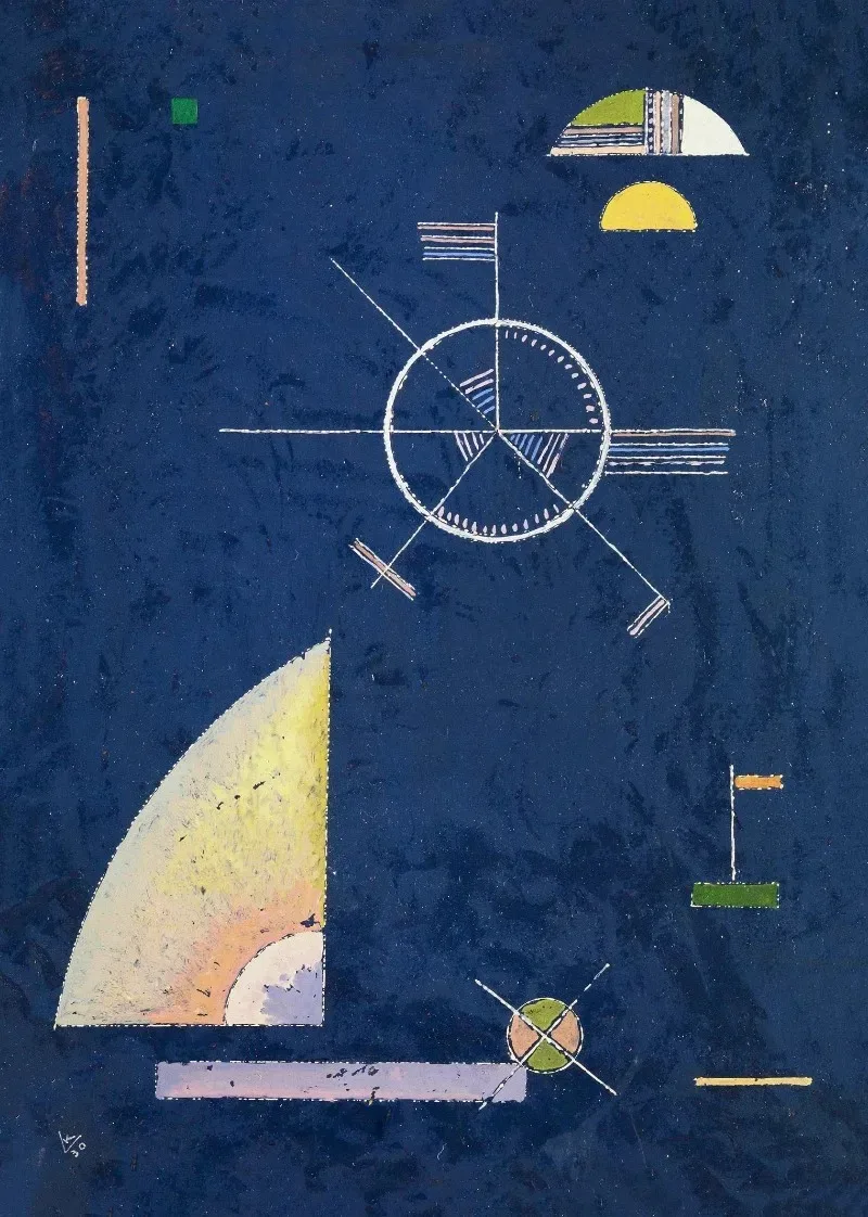 Kandinsky - plakat abstrakcji geometrycznej Wzór 7