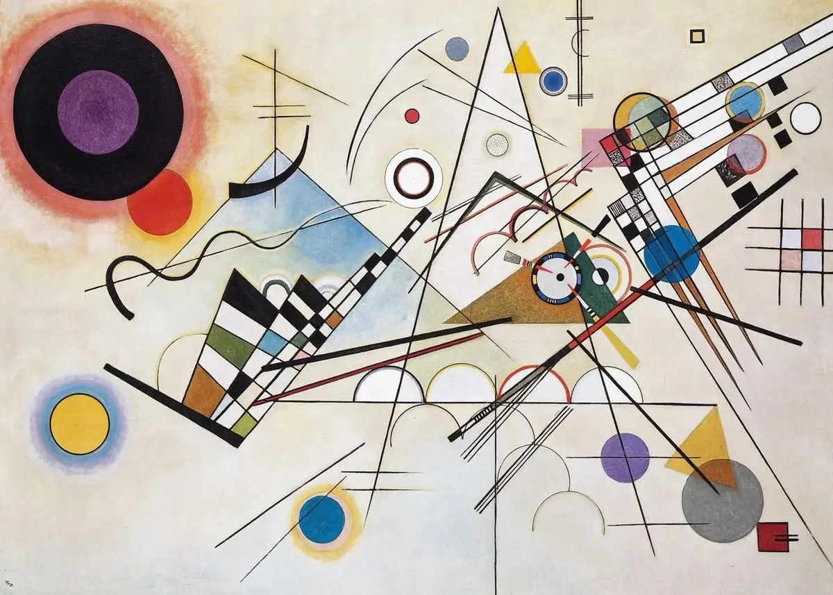 Plakat Kandinsky Koncentryczne Koła – Abstrakcja Wzór 11