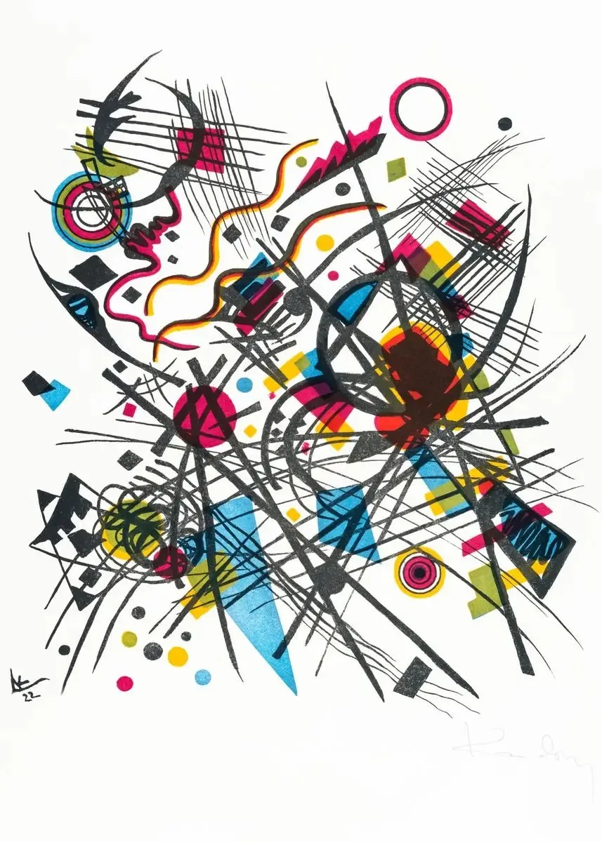 Plakat Kandinsky Koncentryczne Koła - Abstrakcja Wzór 2