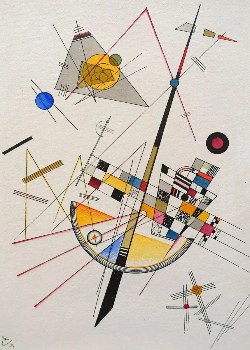 Plakat Kandinsky Koncentryczne Koła - Abstrakcja Wzór 3
