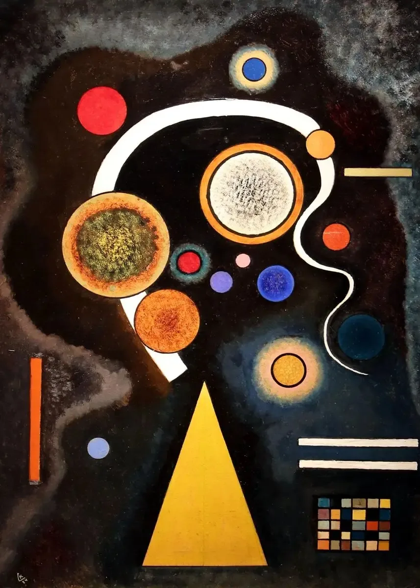 Plakat Kandinsky Koncentryczne Koła - Abstrakcja Wzór 6