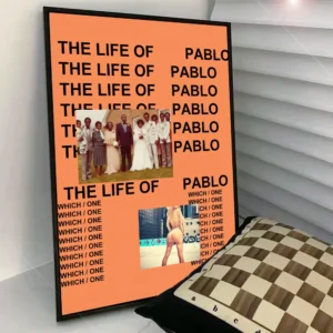 Kanye West - plakat muzyczny Wzór 1