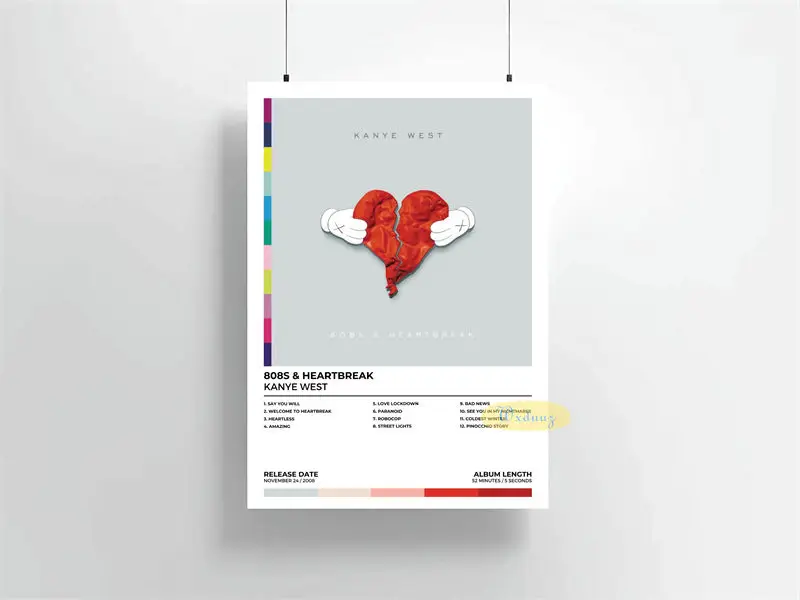 Plakat Kanye West Wzór 1
