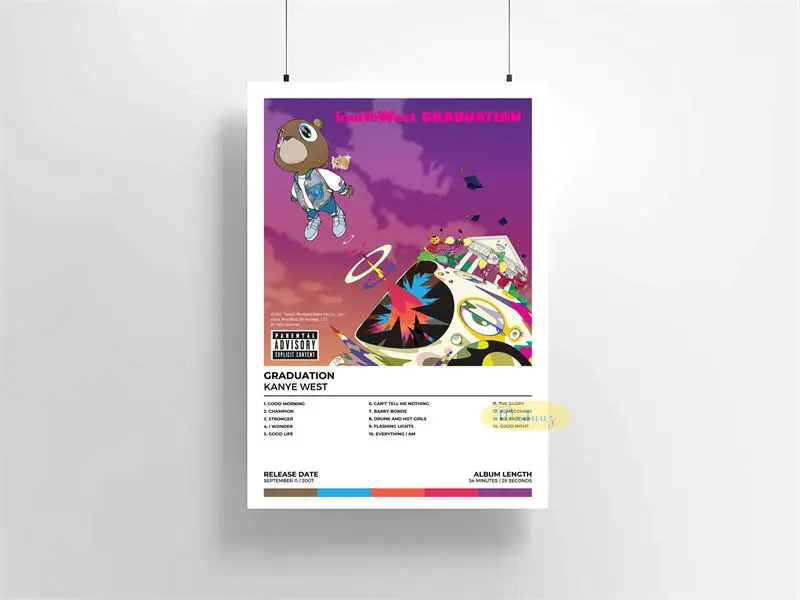 Plakat Kanye West Wzór 4