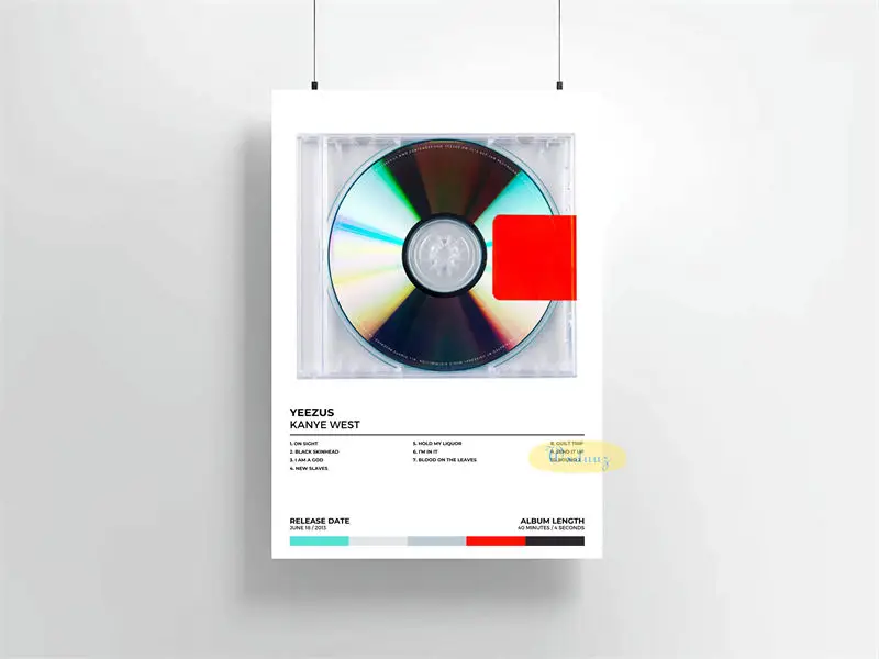 Plakat Kanye West Wzór 7