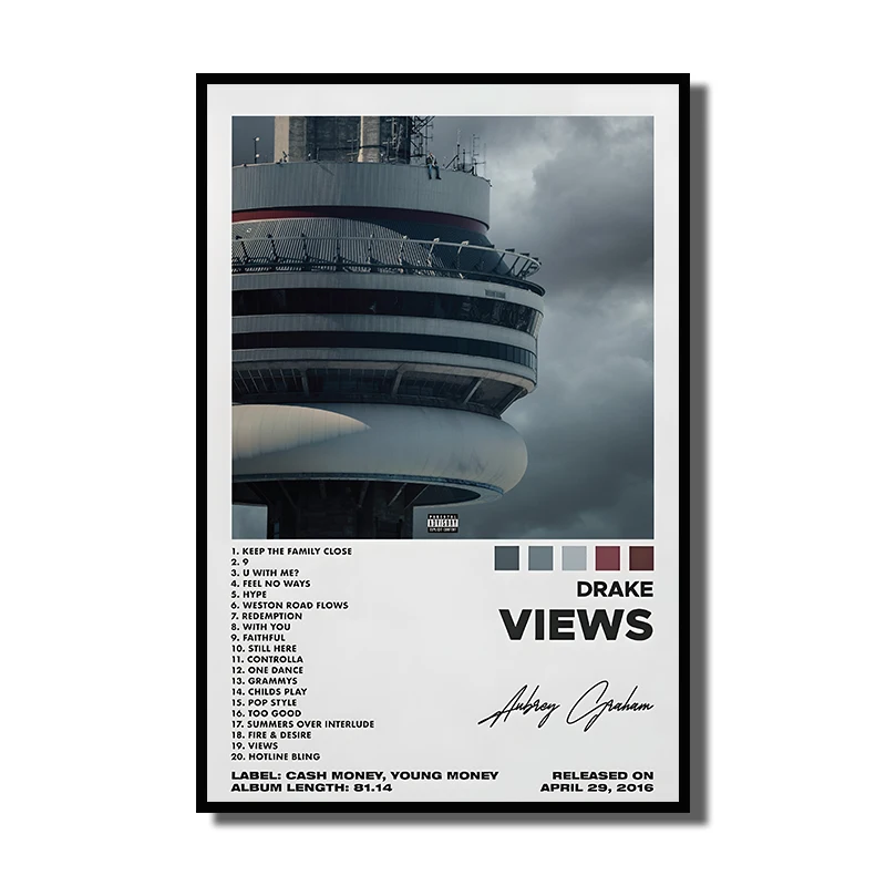 Plakat Kanye West - muzyczna grafika do pokoju Wzór 5
