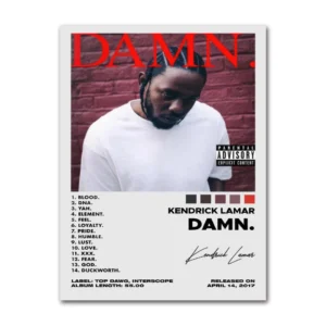 Plakat Kanye West - okładki albumów rap Wzór 1