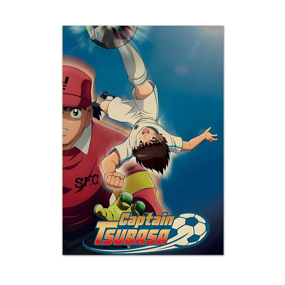Plakat Kapitan Tsubasa - anime piłka nożna Wzór 2