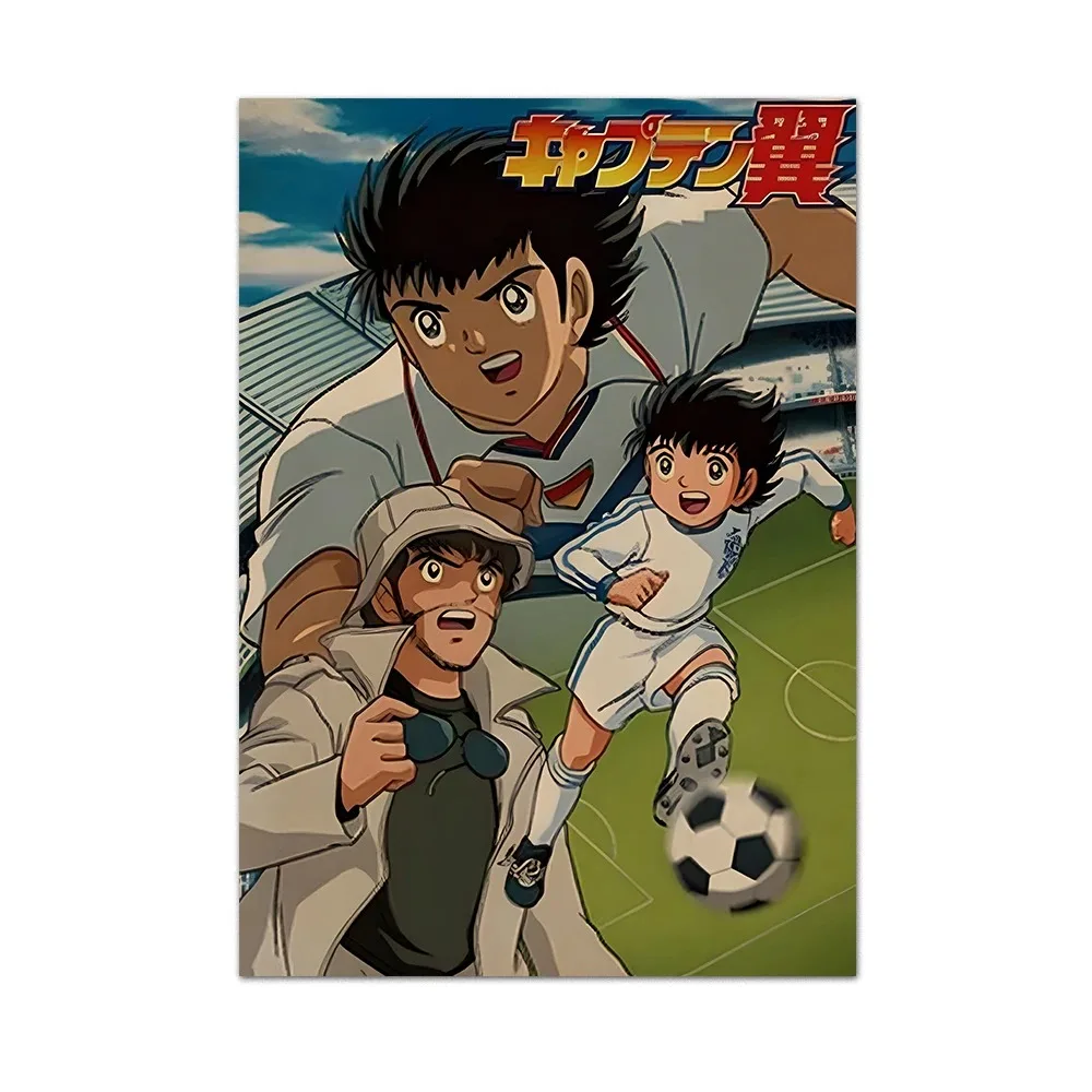 Plakat Kapitan Tsubasa - anime piłka nożna Wzór 3