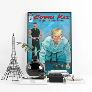 Plakat Karate Kid - klasyka kina Czerwony
