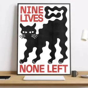 Karpie koi - japoński plakat vintage Czarny