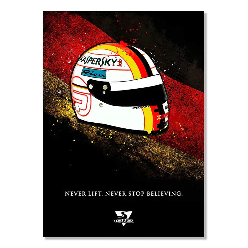 Kask wyścigowy F1 Burgundia