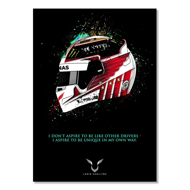Kask wyścigowy F1 Fioletowy