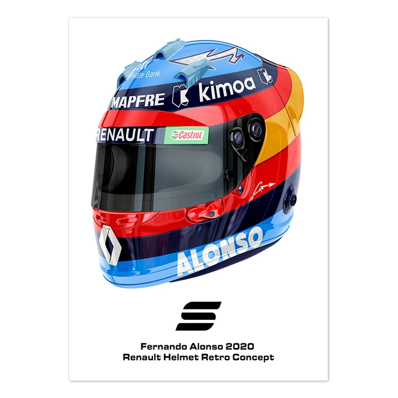 Kask wyścigowy F1 Jasnoszary