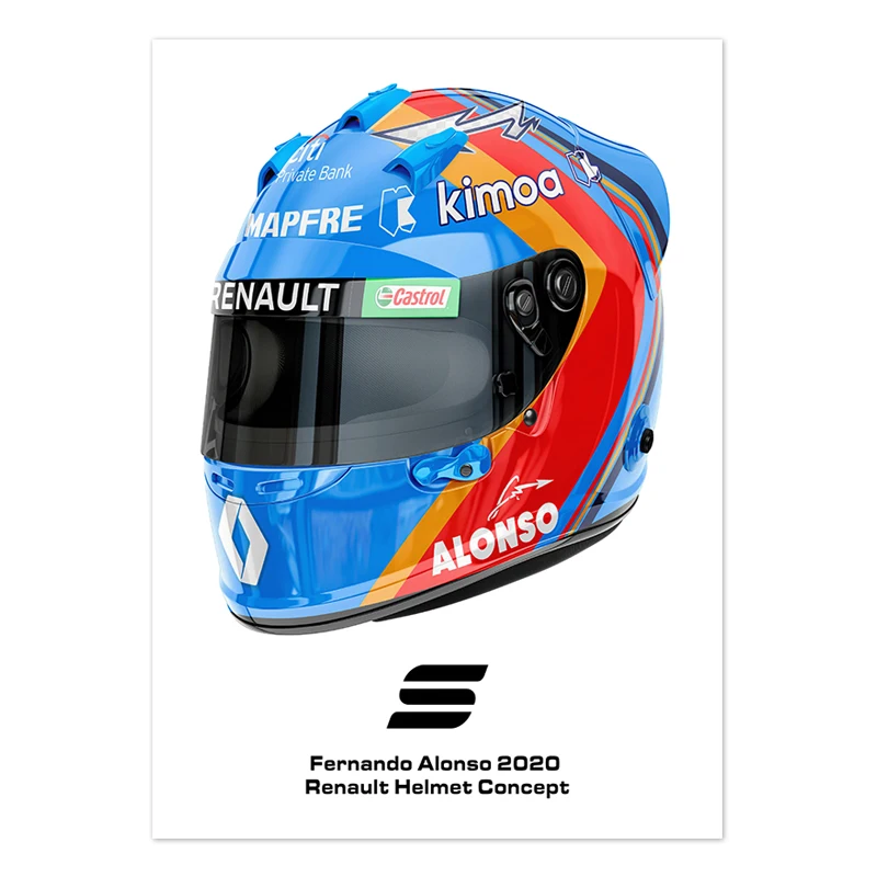 Kask wyścigowy F1 Zielony