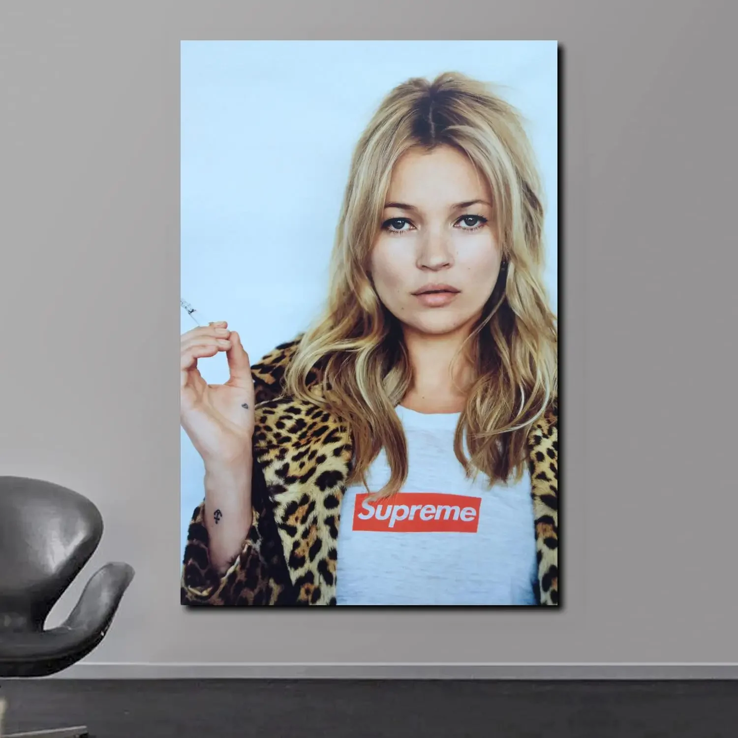 Plakat Kate Moss w stylu skandynawskim Style 24