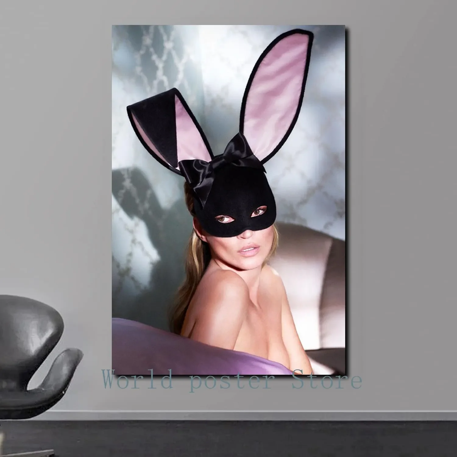 Plakat Kate Moss w stylu skandynawskim Style 25