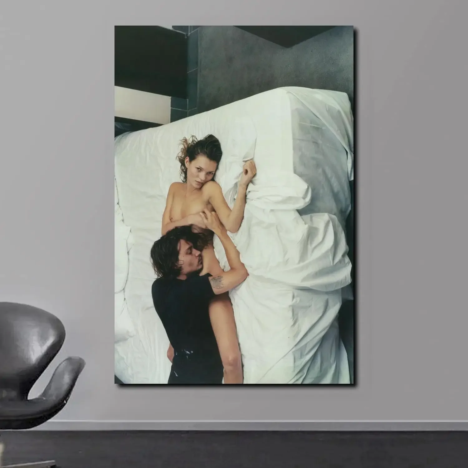 Plakat Kate Moss w stylu skandynawskim Style 32