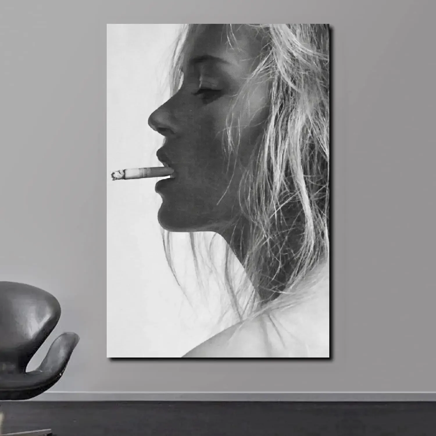 Plakat Kate Moss w stylu skandynawskim Style 34