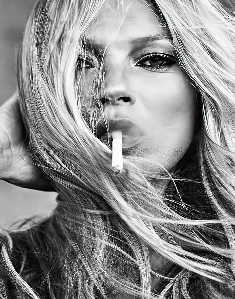 Plakat Kate Moss vintage fashion Wzór 11