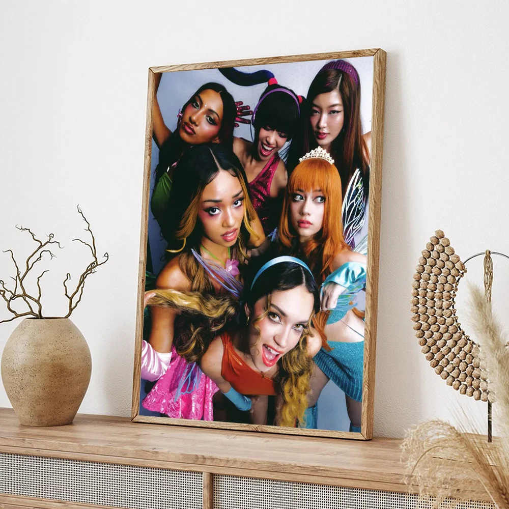 KATSEYE - plakat muzyczny K-pop Wzór 2