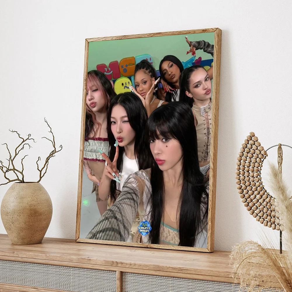 KATSEYE - plakat muzyczny K-pop Wzór 4