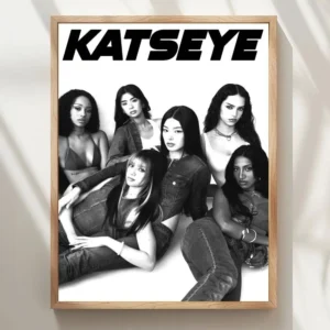 Plakat z grupą KATSEYE Wzór 1