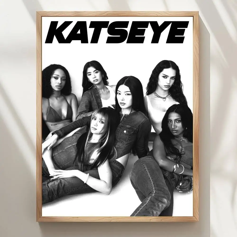 Plakat z grupą KATSEYE Wzór 1