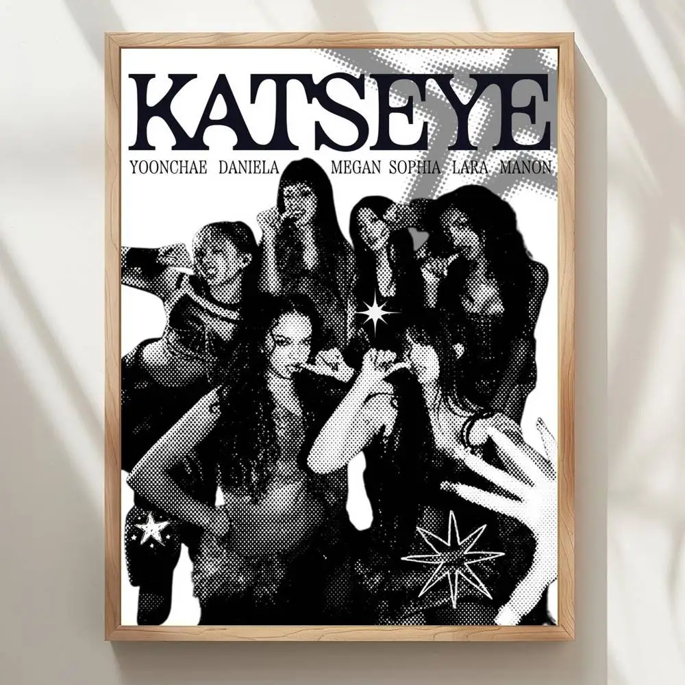 Plakat z grupą KATSEYE Wzór 3