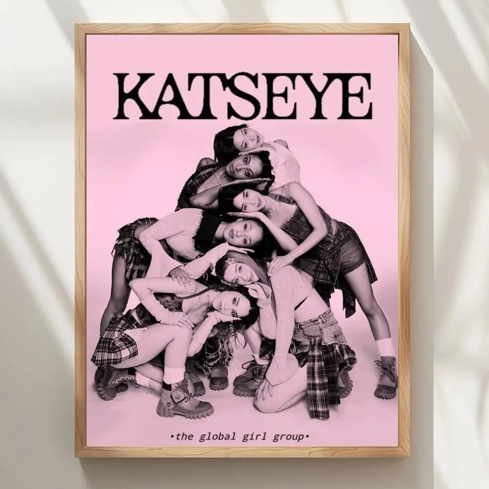 Plakat z grupą KATSEYE Wzór 4
