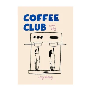 Plakat Coffee Diver do kuchni Wzór 1