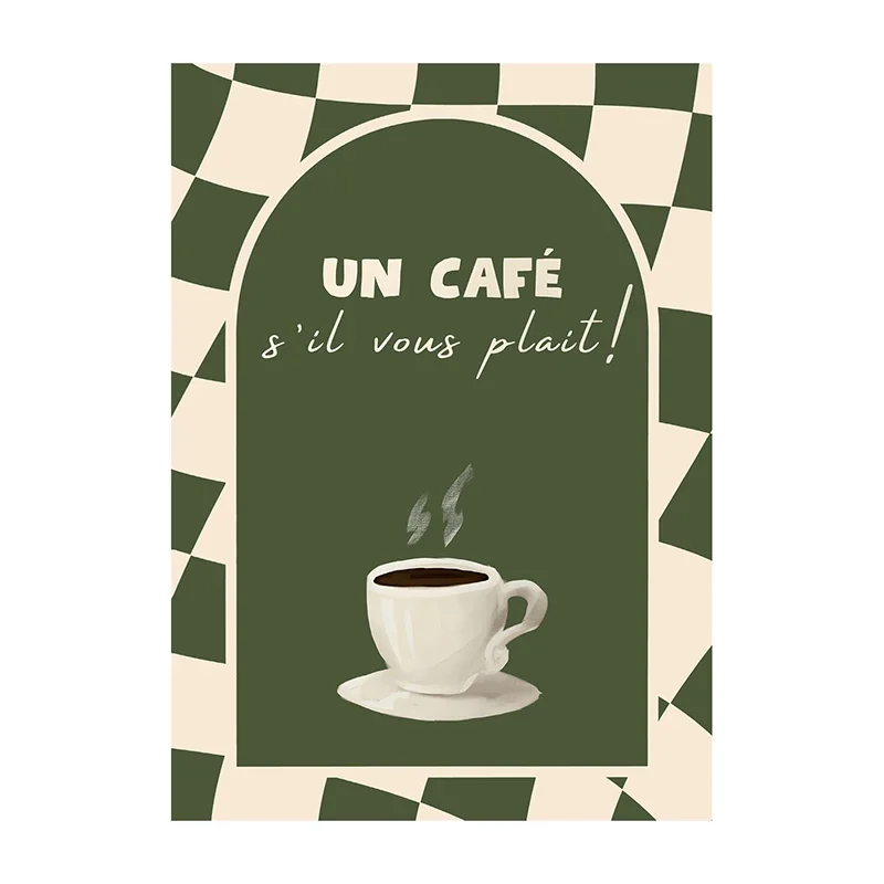 Plakat Coffee Diver do kuchni Wzór 6