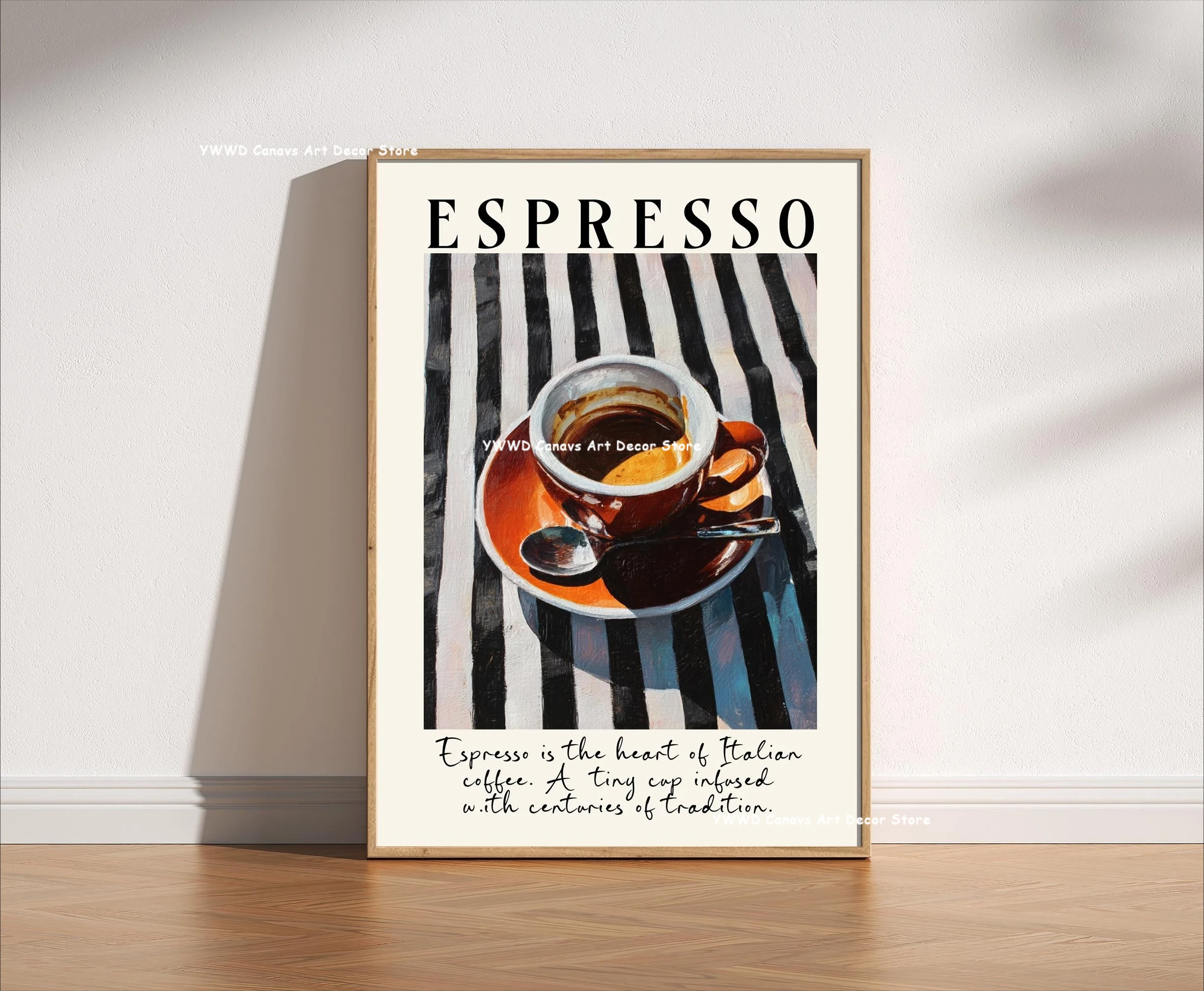 Buongiorno Espresso - plakat do kuchni z motywem kawy Wzór 8