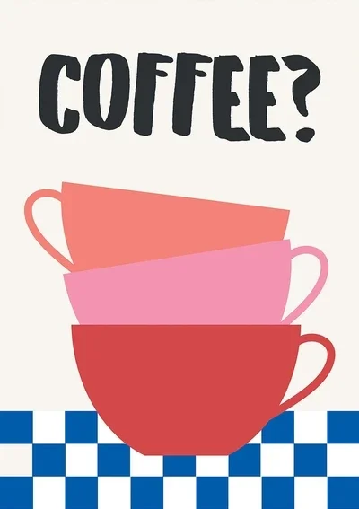 Plakat do kuchni z motywem kawy i espresso Wzór 4