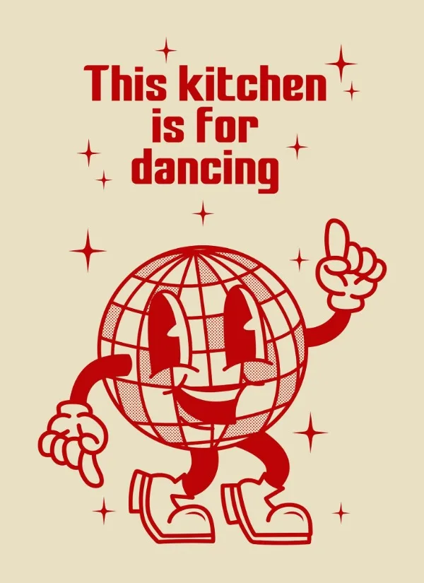 Plakat retro do kuchni Espresso Depresso Jasnozielony