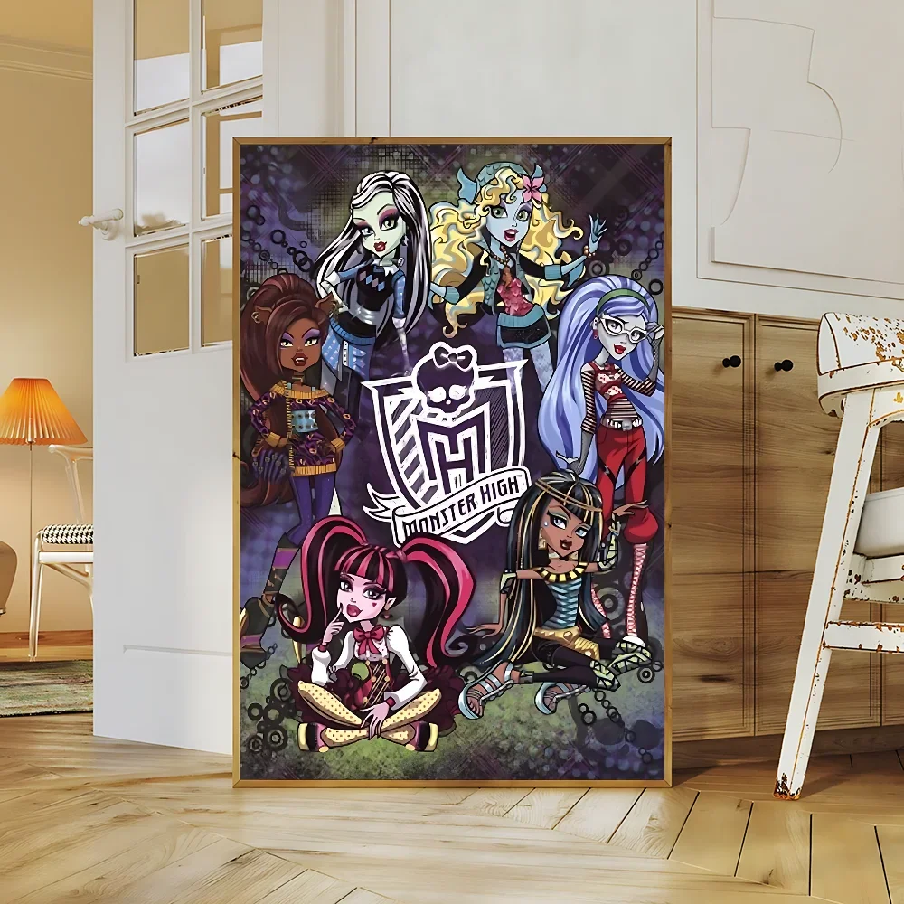 Plakat Kawaii kreskówkowe potwory Hei 10