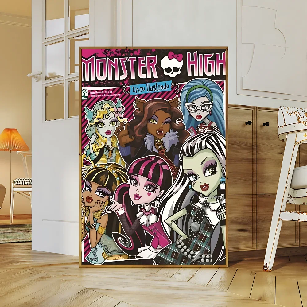 Plakat Kawaii kreskówkowe potwory Hei 4