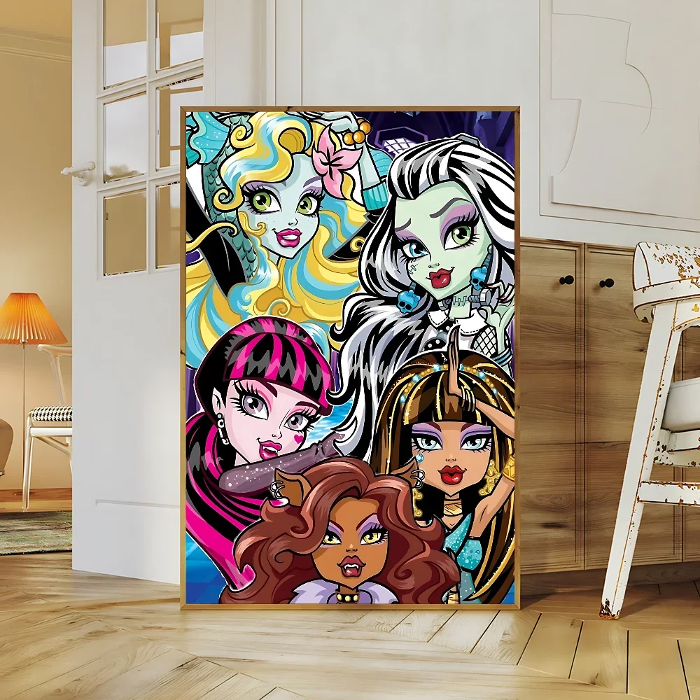 Plakat Kawaii kreskówkowe potwory Hei 5