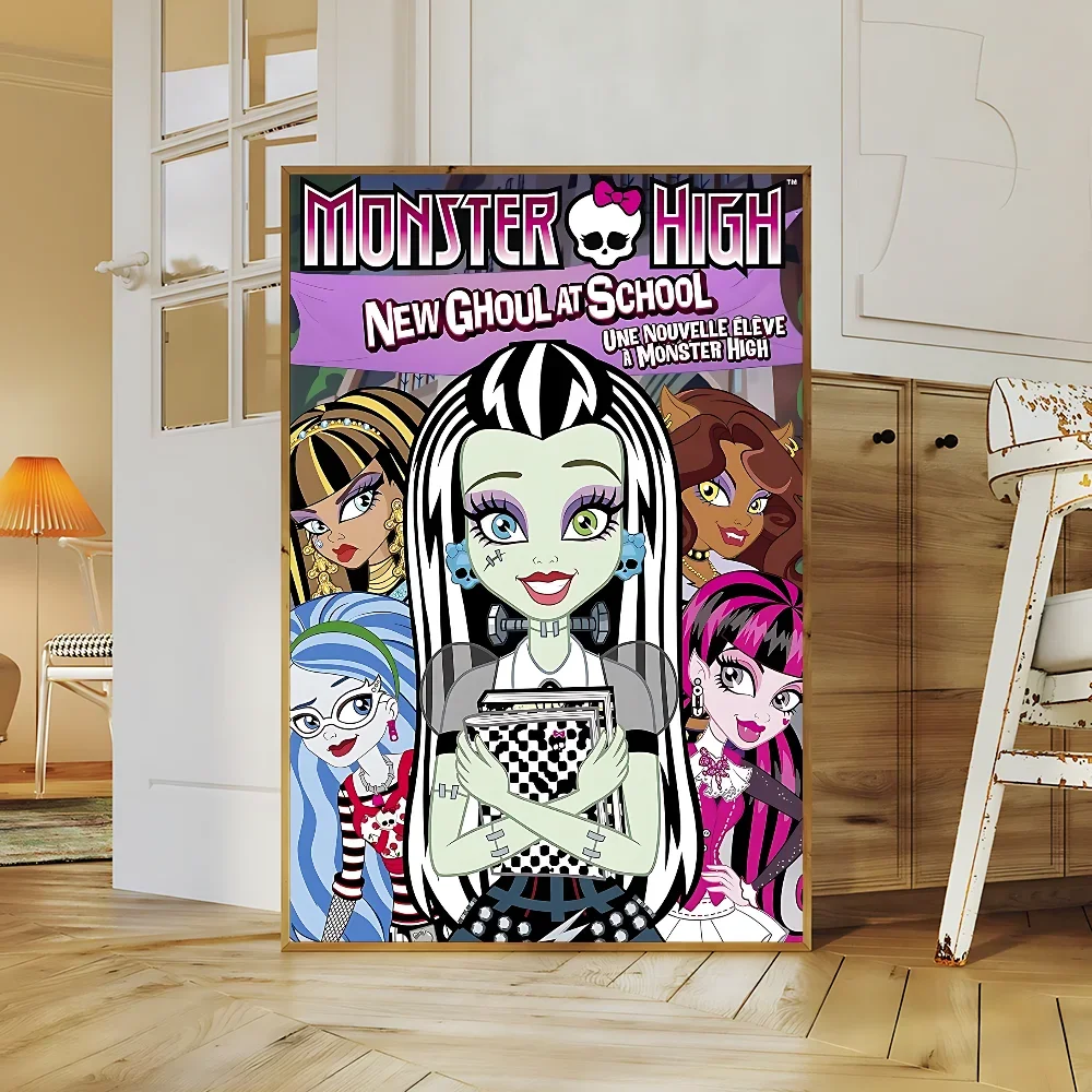 Plakat Kawaii kreskówkowe potwory Hei 6