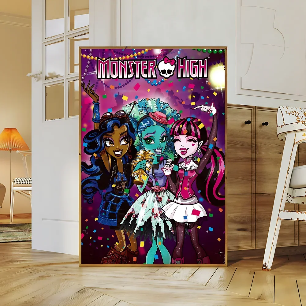 Plakat Kawaii kreskówkowe potwory Hei 7