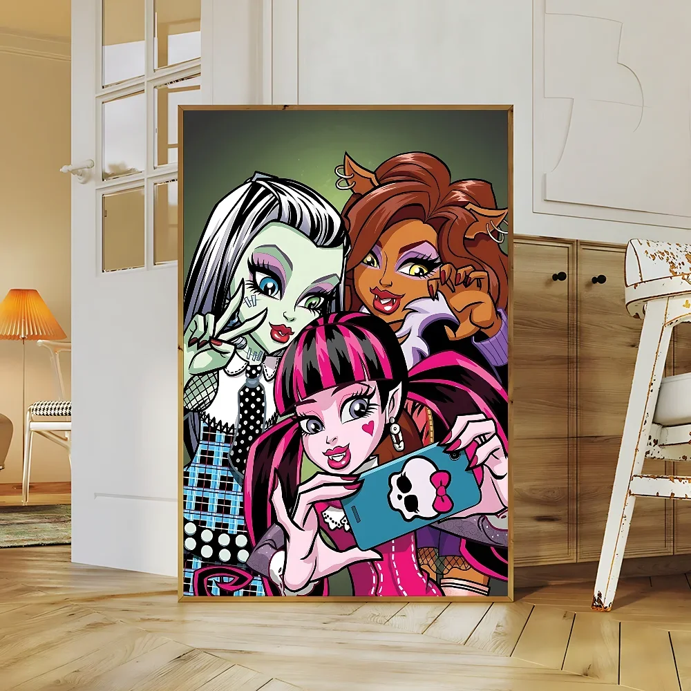 Plakat Kawaii kreskówkowe potwory Hei 8