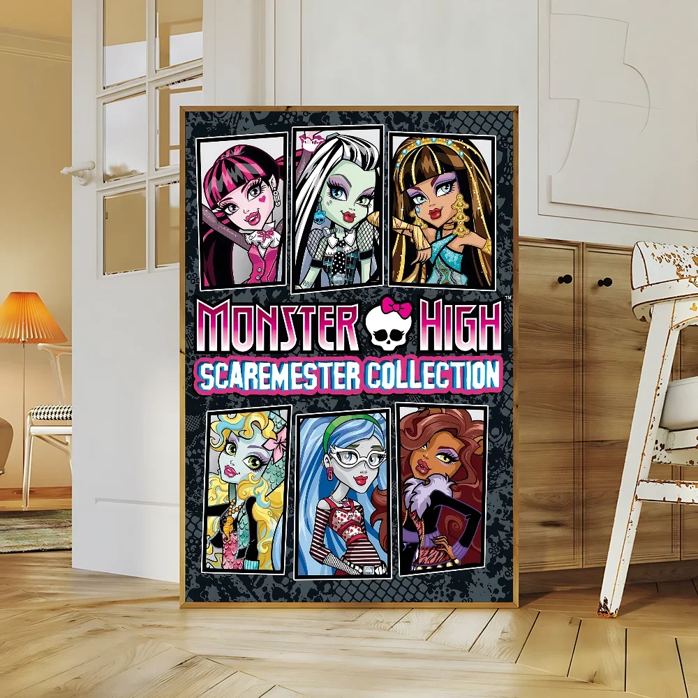 Plakat Kawaii kreskówkowe potwory Hei 9