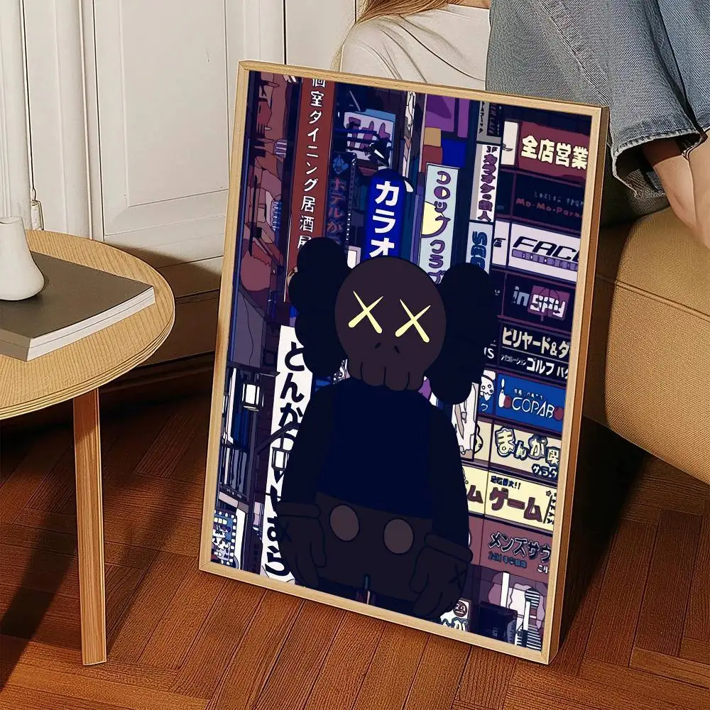 KAWS - nowoczesny plakat do salonu Wzór 2