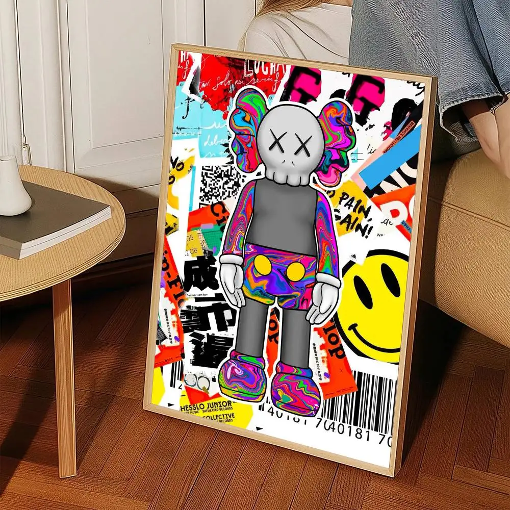 KAWS - nowoczesny plakat do salonu Wzór 3